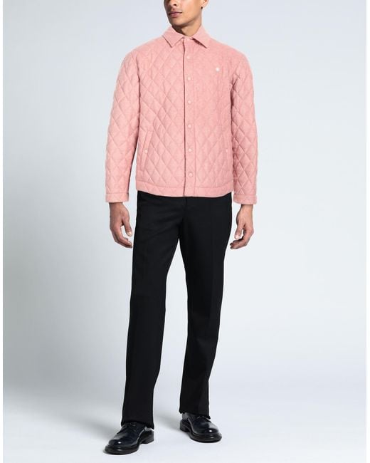 Manuel Ritz Pink Puffer Polyester, Virgin Wool, Acrylic for men