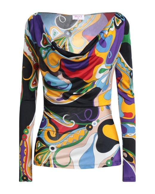 Top di Emilio Pucci in Blue