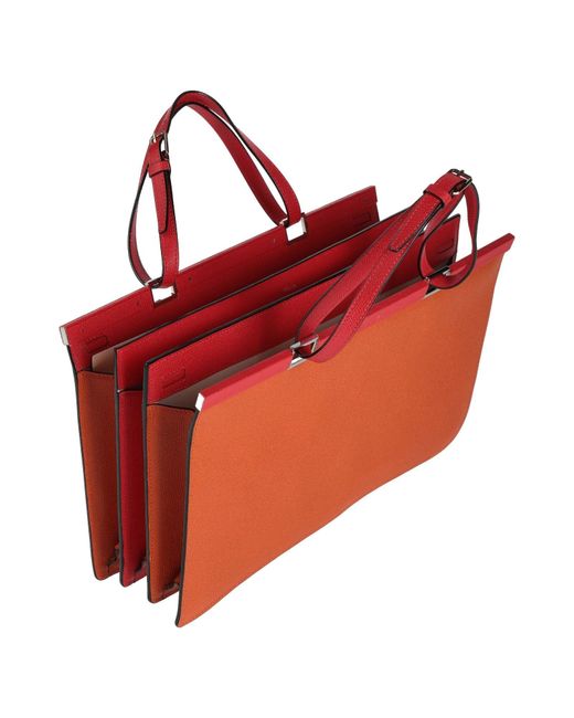 Valextra Red Handbag