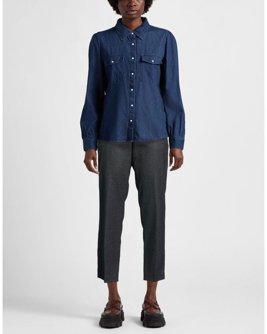 P.A.R.O.S.H. Gray Charcoal Pants Virgin Wool, Cashmere, Elastane