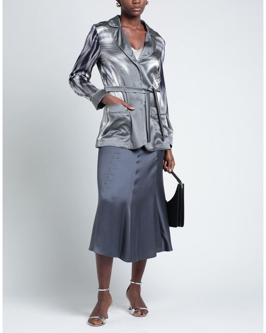 Alberta Ferretti Gray Blazer
