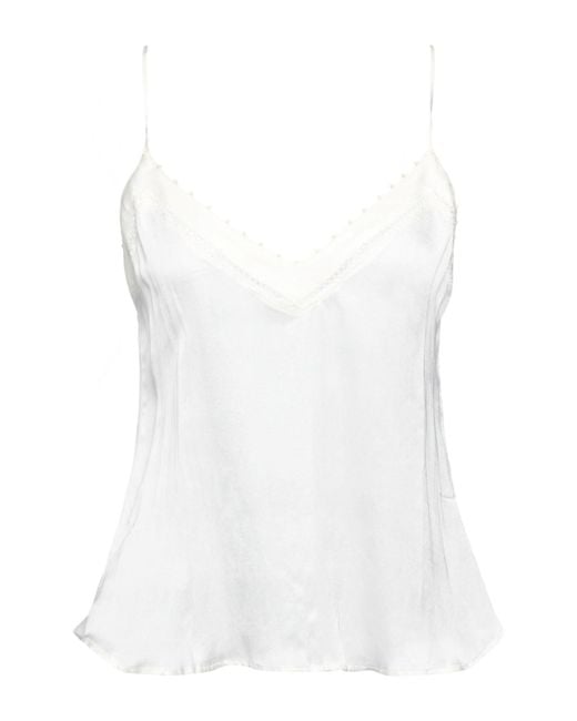 Top Poupette de color White