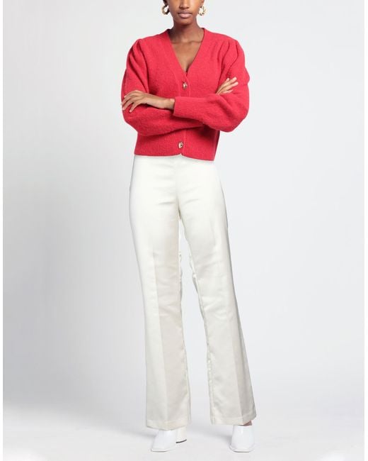Kaos White Pants Polyester, Elastane