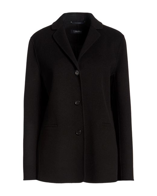 Max Mara Black Blazer Virgin Wool