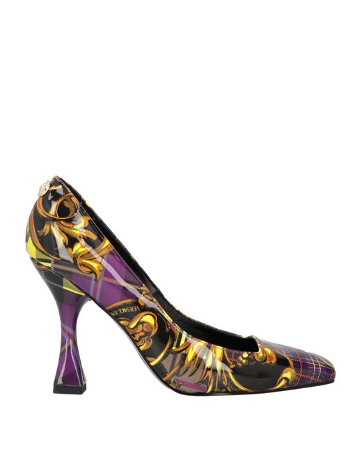 Zapatos de salón Versace de color Metallic