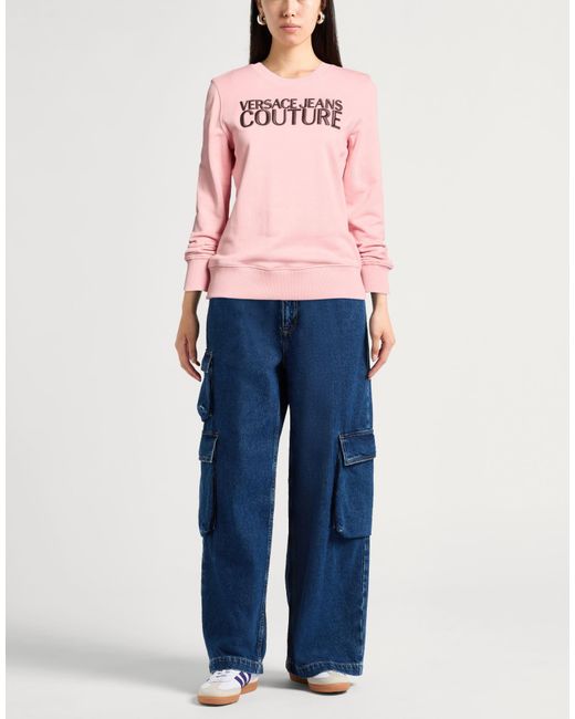 Versace Jeans Couture Pink Sweatshirts