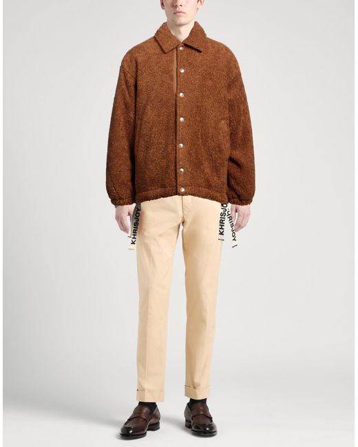 Khrisjoy Brown Shearling & Teddy for men