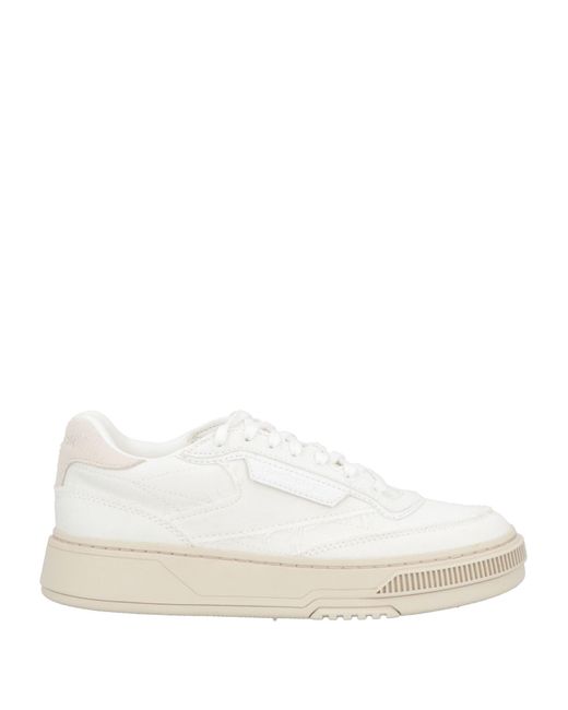Reebok White Sneakers Textile Fibers for men