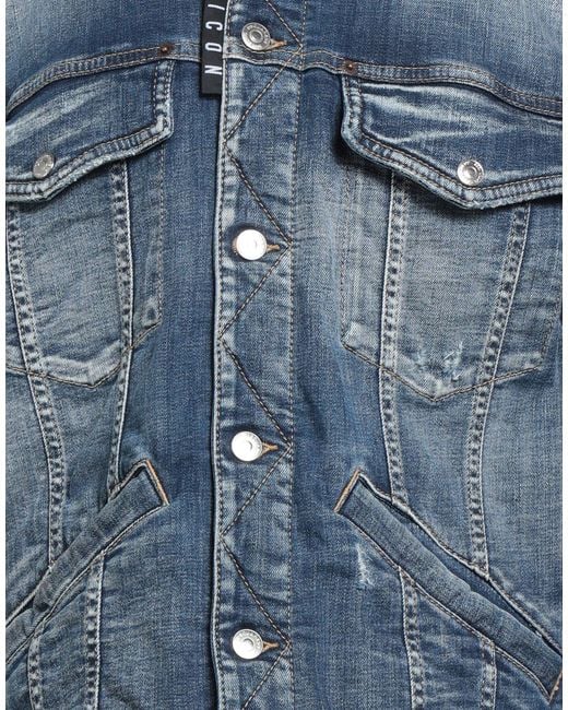 DSquared² Blue Denim Outerwear