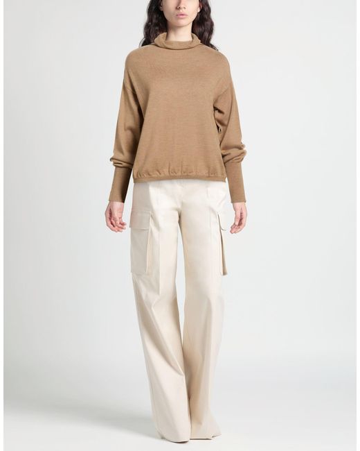 NINA 14.7 Natural Turtleneck Merino Wool
