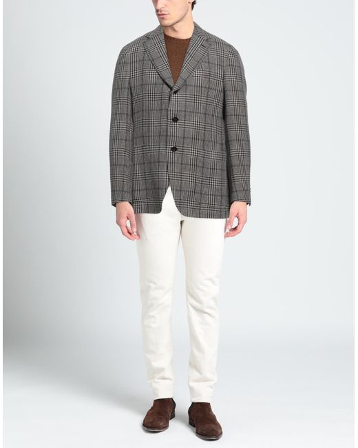 Caruso Gray Blazer for men