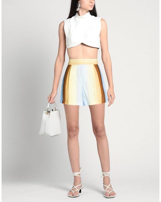 Amotea Natural Shorts & Bermuda Shorts Linen