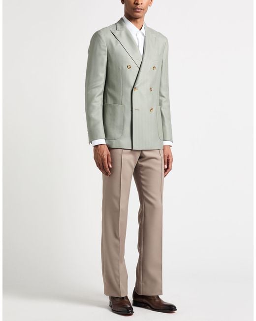 Boglioli Green Blazer Virgin Wool for men