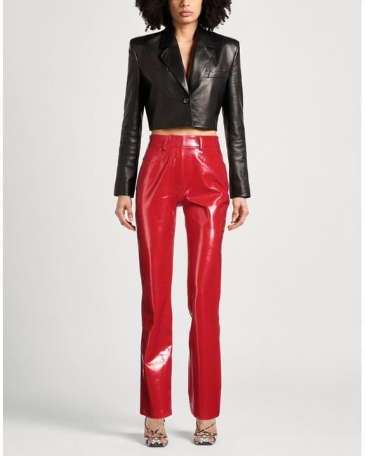 Pantalon Norma Kamali en coloris Red