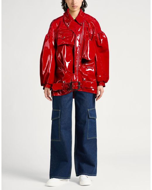 Simone Rocha Red Jacket Calfskin
