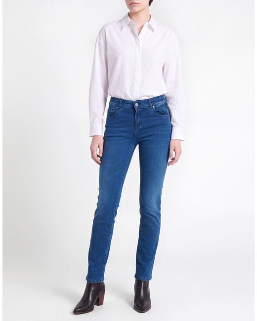 Replay Blue Jeans Cotton, Polyester, Elastane