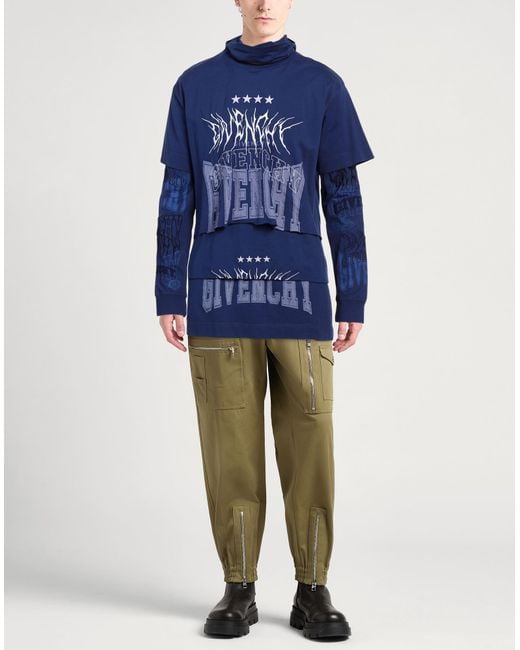 Givenchy Blue T-shirt for men