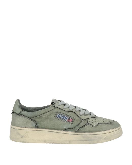 Autry Green Sneakers Leather for men