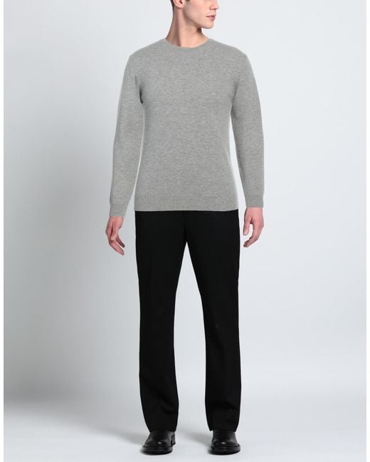Daniele Fiesoli Gray Sweater for men