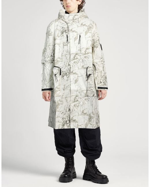 A_COLD_WALL* White Ivory Overcoat & Trench Coat Cotton for men