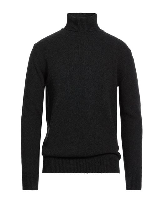 REFABRICS Black Turtlenecks for men