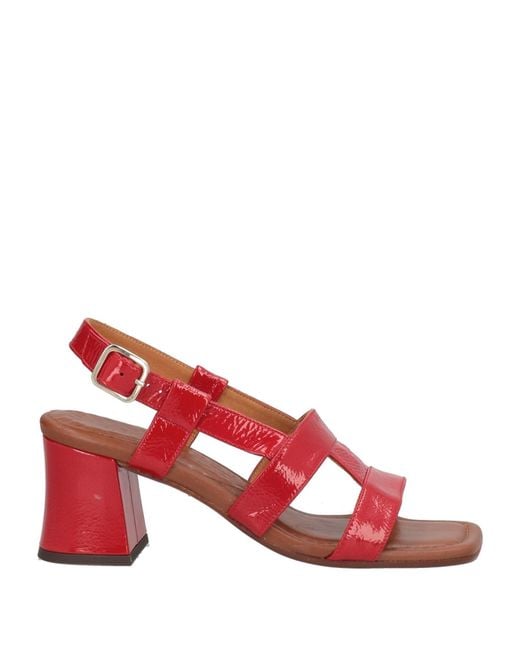 Chie Mihara Red Sandals