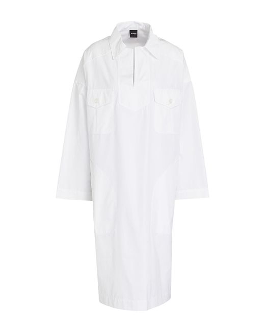 Aspesi White Midi Dress