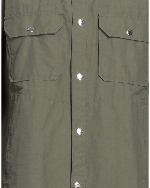 Woolrich Green Jacket Cotton, Polyamide for men