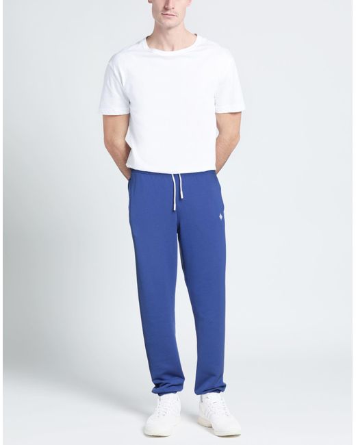 Marcelo Burlon Blue Pants for men