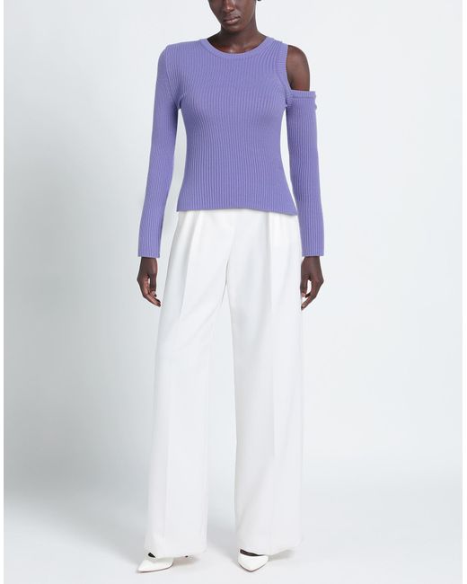 Blumarine Purple Sweater Viscose, Polyester