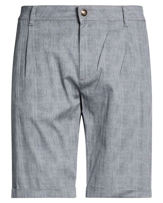 BARMAS Gray Shorts & Bermuda Shorts Cotton, Elastane for men
