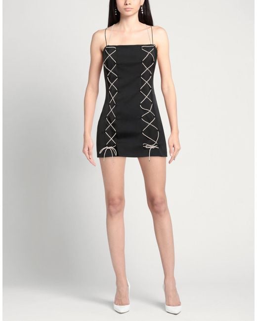 GIUSEPPE DI MORABITO Black Mini Dress