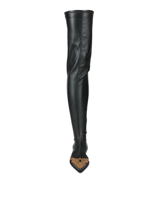 Etro Black Boot Leather