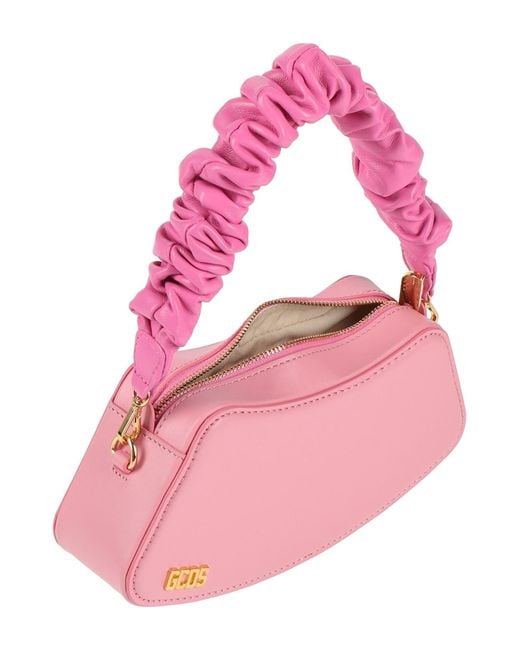 Gcds Pink Handbag Leather