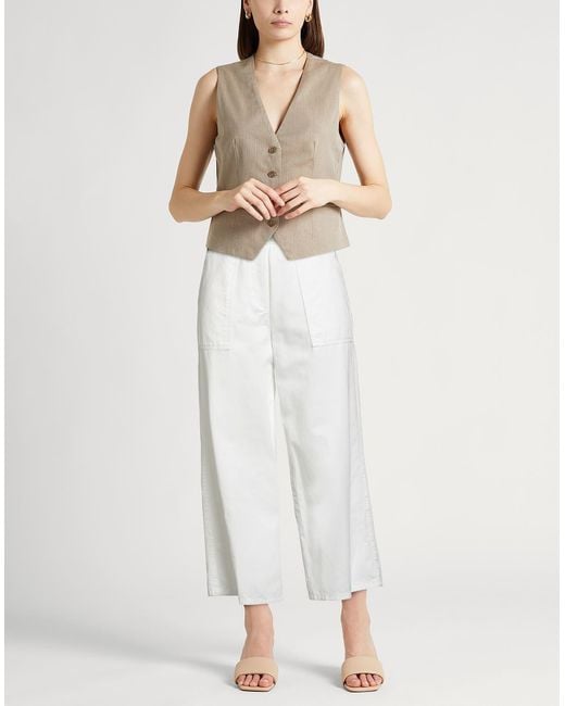 Alysi White Pants