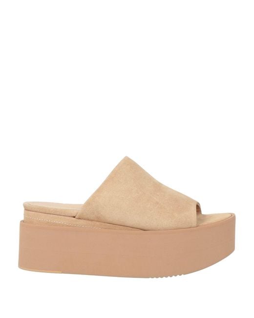 Paloma Barceló Natural Sandals Leather