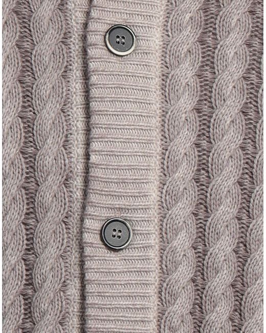 Barena Gray Cardigan Wool, Nylon for men
