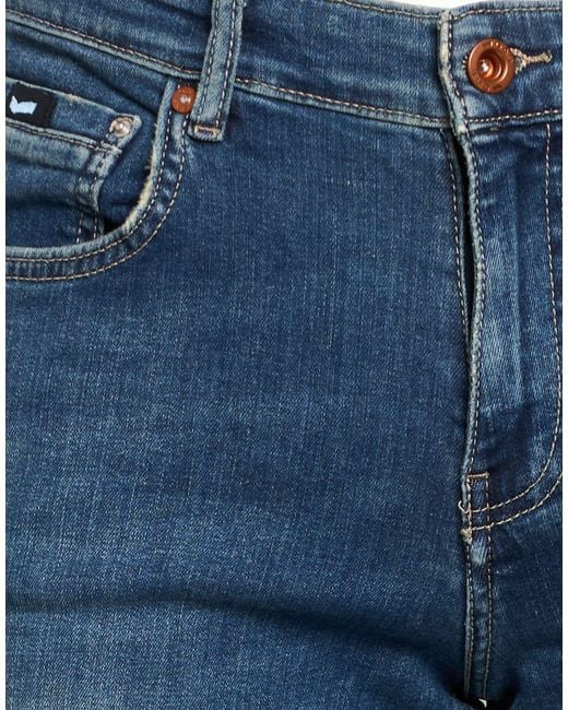 Gas Blue Jeans Cotton, Elastane for men