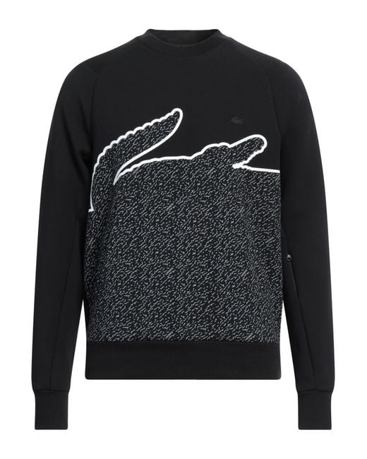 Lacoste Black Sweatshirt for men