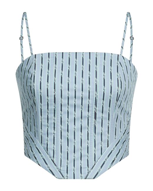 Amiri Blue Sky Top Cotton