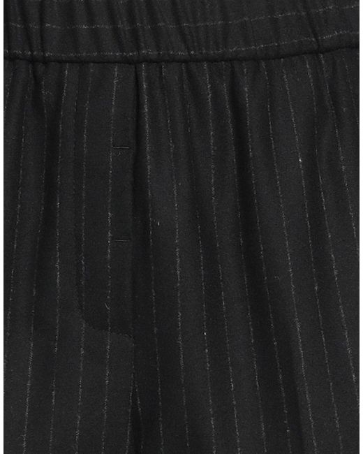 Peserico Black Pants Wool, Polyester, Viscose, Polyamide, Elastane