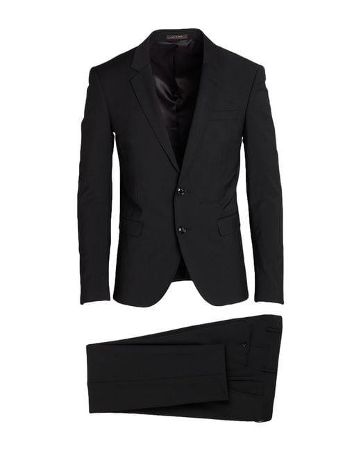 Trussardi Black Suits for men