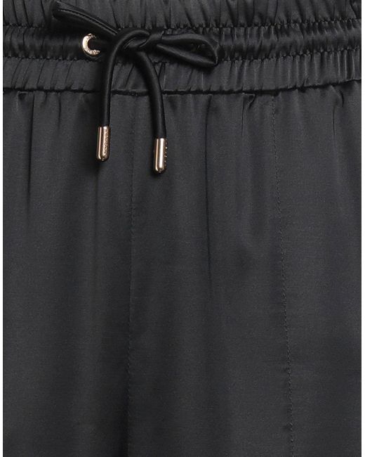 Agnona Black Pants Viscose, Wool