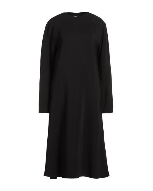 Marni Black Midi Dress Viscose, Elastane