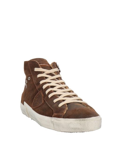 Philippe Model Brown Sneakers for men