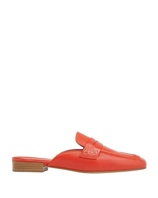 8 by YOOX Red Mules & Clogs
