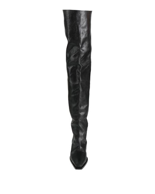 Ann Demeulemeester Black Boot Leather