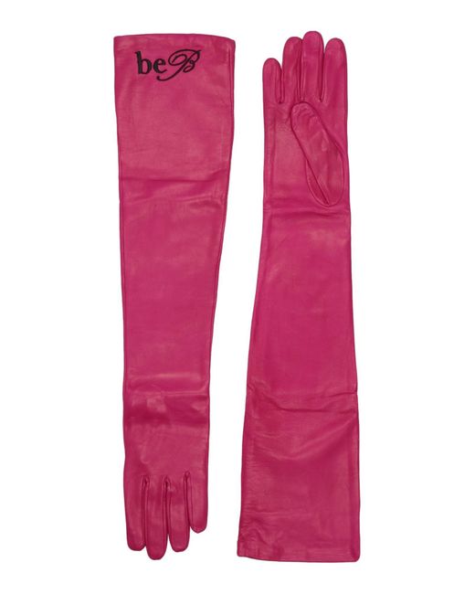 be Blumarine Gloves in Fuchsia (Pink) | Lyst