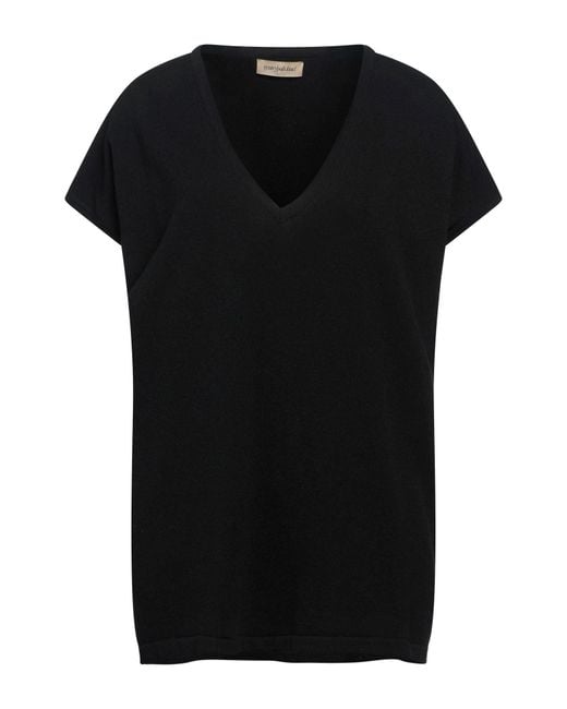 Gentry Portofino Black Sweater Virgin Wool, Cashmere