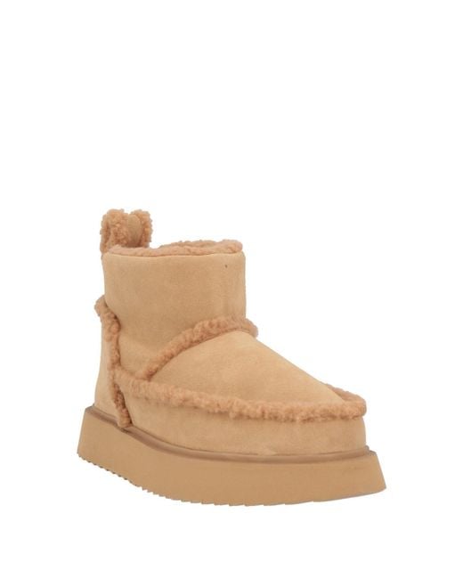 Inuikii Natural Ankle Boots Leather